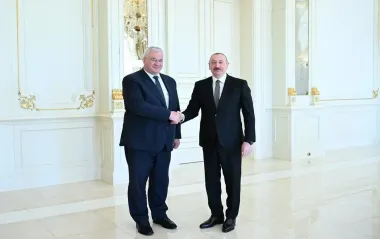 Сибіга зустрівся з президентом Азербайджану у Баку: обговорили посилення партнерства
