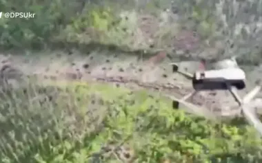 Military equipment, strongholds, communications means, and enemy drones destroyed in skies over Luhansk region. VIDEO