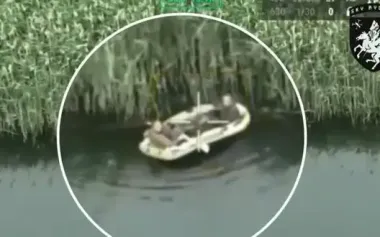 Occupiers’ attempt to cross river by boat ended in failure: vessel was destroyed and Russians were eliminated. VIDEO