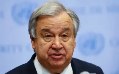 UN Secretary-General Guterres condemns Russia’s large-scale shelling of Ukraine