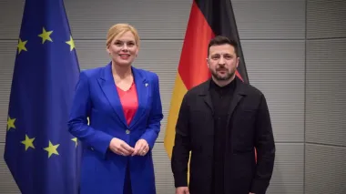 Zelenskyy discusses increasing military aid with Bundestag president