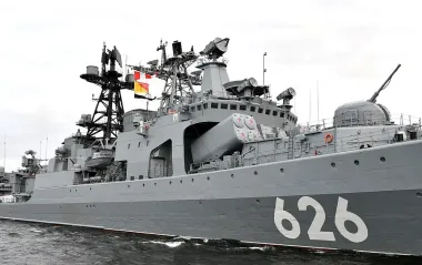 Російський есмінець переслідував німецький фрегат до Балтійського моря