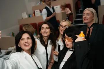 Знаменитости собрались на бьюти-бранч в стиле студенческой вечеринки в Киеве (фоторепортаж)