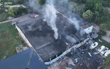 Night attack on Odesa region: Nova Poshta branch destroyed. PHOTOS