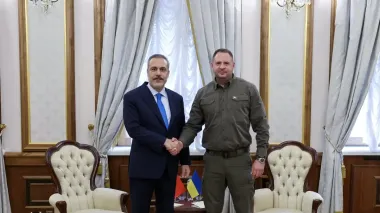 Turkish FM meets with Umerov, Yermak