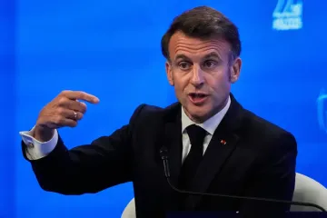 Macron says West is losing credibility with ‘double standards’ on Ukraine and Gaza