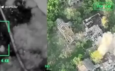 Border guards destroyed 2 pilot shelters, 4 dugouts, 2 artillery positions, 6 shelters and firing position of Russians. VIDEO