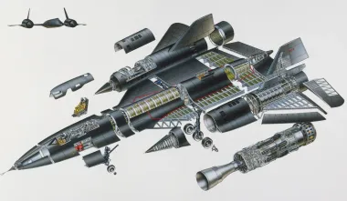 Blackbird SR-71 разработан, чтобы расширить границы скорости и высоты: 3 главные инновации
