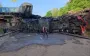Bridges collapsed onto trains in Bryansk and Kursk regions of Russia. Local authorities say they were blown up. Seven people were killed and dozens injured. PHOTOS