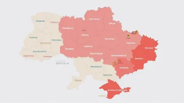 В Киеве и половине областей тревога из-за угрозы баллистики