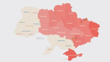 В Киеве и большинстве областей объявлена тревога из-за угрозы баллистики
