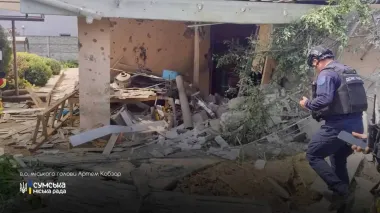 Russians strike industrial facility in Sumy, injuring two women – photos