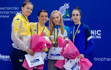 В Киеве прошел чемпионат Украины-2025 по фехтованию: какие итоги