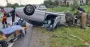 На Прикарпатье автомобиль влетел в кювет и перевернулся: из машины достали тело погибшего