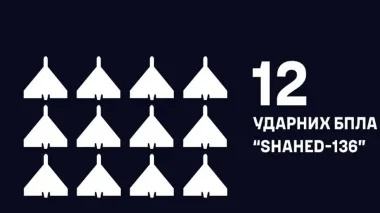 Ночью ВМС уничтожили 12 вражеских "Шахедов"