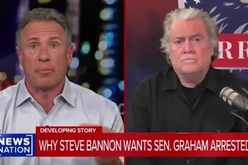 Steve Bannon keeps calling for Lindsey Graham to be ‘thrown in jail’ for ‘stirring it up’ in Ukraine