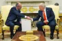 Trump meets with German Chancellor in Oval Office and speaks on tariff war and deportations: Live