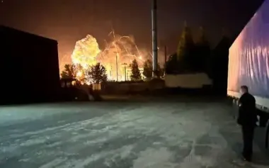 Local channel reports powerful explosion in area of Bryansk airfield
