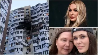 Массированная атака на Киев: Сумская с мужем показала фото в укрытии, а Санина - диалог с мамой