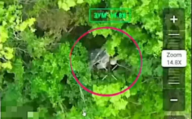 Border guards of "Phoenix" destroyed tank and cannon of occupiers in Kharkiv region. VIDEO