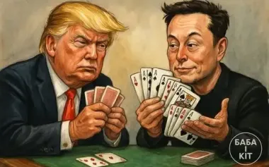 American-style "zhabogaduking." PHOTO jokes of conflict between Trump and Musk