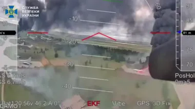 Операция "Паутина": СБУ обнародовала новое видео "резни" российской авиации (видео)