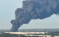 Під Москвою згорів великий склад пального