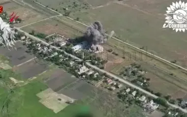Crew of MiG-29 destroyed enemy drone operators in Kherson direction with precision air strike. VIDEO