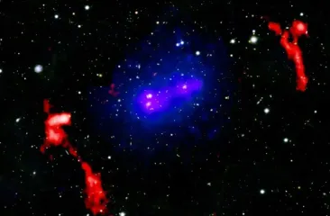 Два скопления галактик вот-вот врежутся друг в друга – снова (фото)
