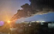 В Киеве пожары и разрушения в шести районах