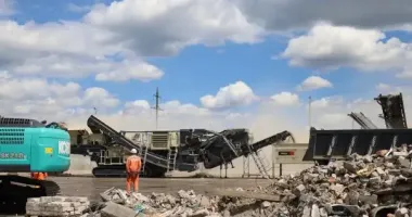 У Миколаєві запустили завод із переробки будівельного сміття