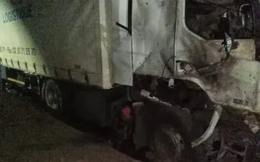 "Shahed" drones attacked Poltava region: truck damaged. PHOTO
