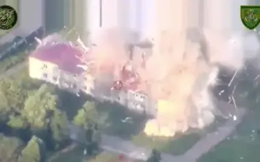 Ukrainian defenders strike Russian positions in Kursk region with high-precision GBU-39 aerial bombs. VIDEO