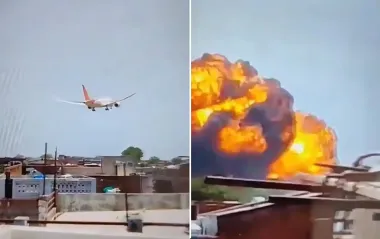 В Индии разбился пассажирский самолет: первые детали (видео)