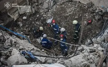 Russian strike on Kharkiv: body of sixth victim recovered from rubble, had been reported missing
