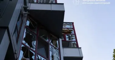 Щонайменше 15 будинків пошкоджені внаслідок ворожої атаки на Запоріжжя