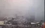 As result of Russian attack in Zaporizhzhia, warehouse with humanitarian aid was destroyed. VIDEO