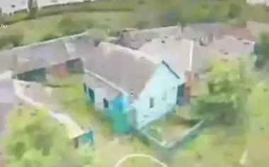 Our drones attacked enemy in Kursk direction and eliminated 10 occupiers and 15 shelters. VIDEO