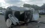 У Полтаві авто влетіло в парковку: є постраждалі, сім машин пошкоджено