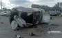 В Полтаве Tesla врезалась в парковку, есть пострадавшие