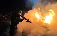 Атака на Київ: у місті здійнялися пожежі, є перебої з електрикою