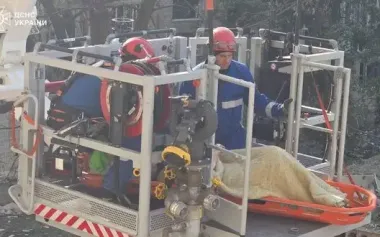 Rescuers have freed person from destroyed high-rise building in Kyiv, there are still people under rubble, - Klymenko. PHOTO