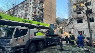 At least five residents of Kyiv house destroyed by Russian missile missing – Klymenko