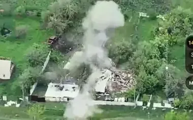 National Guard troops eliminated enemy personnel, howitzer, gun, generator, ammo depot and hideout. VIDEO