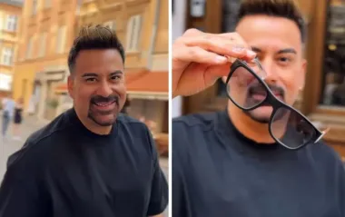 Самые дорогие - очки. Амадор Лопес показал стильный уличный лук и раскрыл его цену (видео)