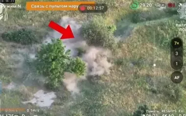 National Police fighters score precise artillery "sniper shot" on enemy infantry. VIDEO