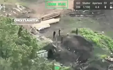 Border guards struck enemy UAV launch sites and eliminated 26 occupiers in Vovchansk direction. VIDEO
