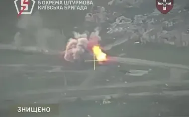 5th SAB fighters destroyed enemy transport, UAZ, BTS tractor, ALV, mortar, D-20 artillery gun, and infantry shelters. VIDEO
