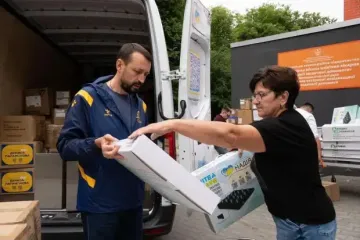 Медицинские грузы для больниц Харьковщины, Винницкой и Киева передали БФ молодежной инициативы «Надежда», Валерий Дубиль и Вита Присяжнюк