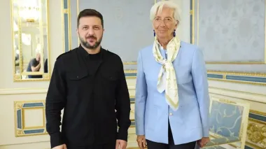 Zelenskyy and Lagarde discuss prospects for using frozen Russian assets